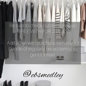 ITEMS BELOW ARE FREE WITH PURCHASE! 😲